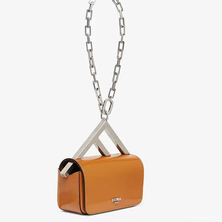 Affordable In Leather Calf Brown Fendi Nano Bag F 0706
